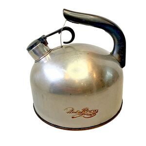 Vintage Paul Revere Ware 1801 Copper Bottom Tea Kettle Korea 7" EUC Collectible
